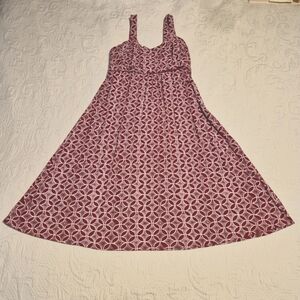 Fresh Produce women's size Small sleeveless dress, back gathering EUC
